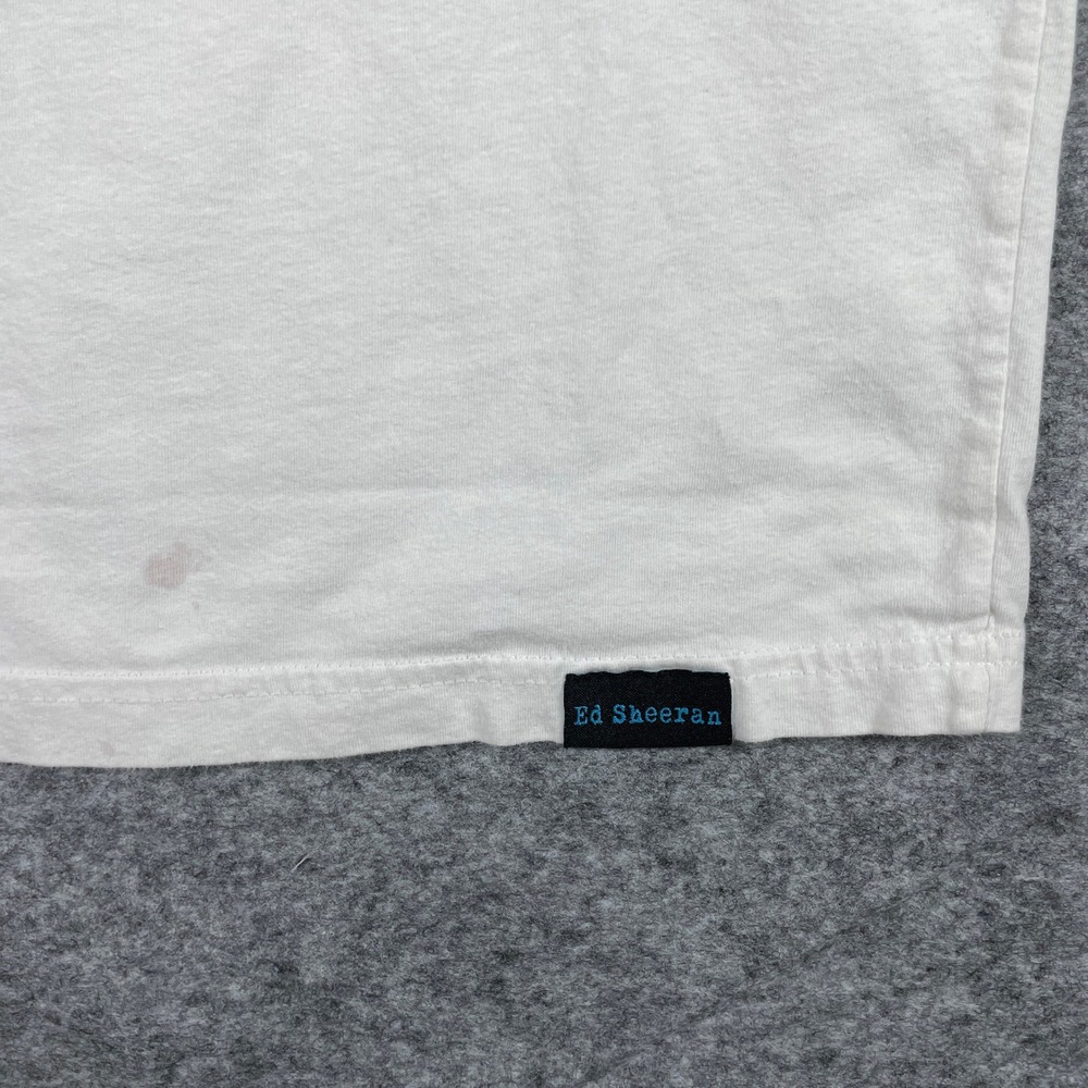 Ed Sheeran T Shirt Mens M White Divide Tour 2017 North America Concert Merch - Picture 10 of 15